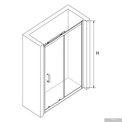 RGW PA-14 41081414-11 140 (хром/прозрачное стекло)