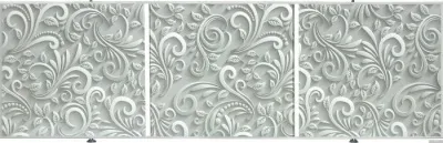 Экран под ванну Comfort Alumin Узор белый 3D 1.5