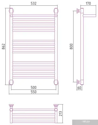 Сунержа Богема с полкой+ 800х500 30-0223-8050