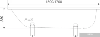 Ванна White Wave Classic L-1700 170x75