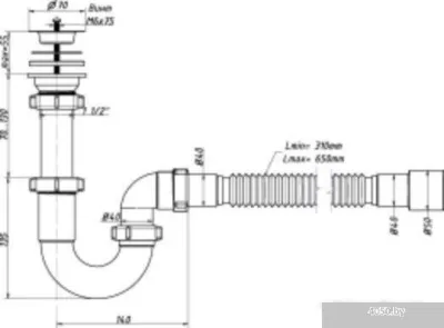 Сифон Орио S-41019