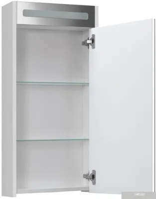 Belux Шкаф с зеркалом Неман ВШ 40 (1, белый глянцевый)
