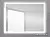 BelBagno Зеркало SPC-GRT-1000-600-LED-BTN