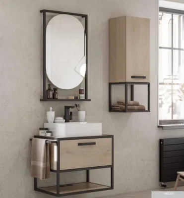 Акватон Зеркало Фабрик 50 1A242502LTDU0 (дуб эндгрейн)