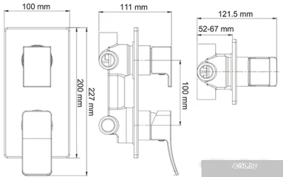 Смеситель Wasserkraft Aller 10671