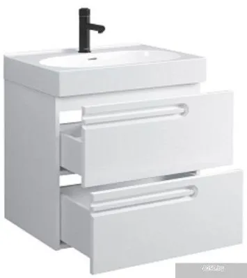 Belux Тумба под умывальник Стокгольм НП 60-02 (1, белый глянцевый)