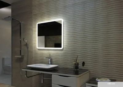 Пекам Зеркало с подсветкой Marta 100x80 (с подогревом и сенсором)