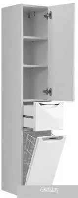 Belux Шкаф-пенал Неман ПН 30-01K (1, белый глянцевый)