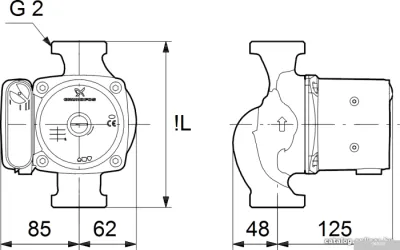 Насос Grundfos UPS 32-55 180