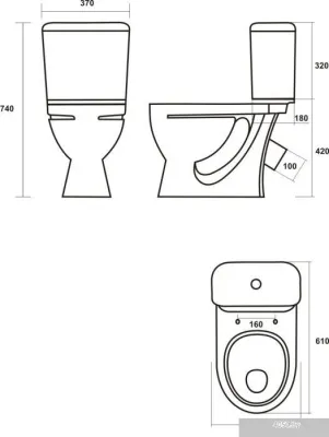 Унитаз Sanita Стандарт эконом