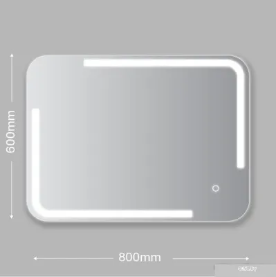 Алмаз-Люкс Зеркало с подсветкой ЗП-82 80х60