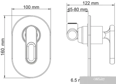 Смеситель Wasserkraft Kammel 1851