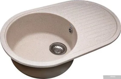 Кухонная мойка GranAlliance G-30 (бежевый, без сифона)