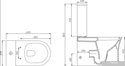 Унитаз BelBagno Tanto компакт
