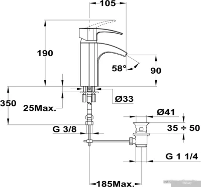 Смеситель TEKA Vita (24.386.02)