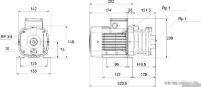 Насос Grundfos CM1-4 A-R-A-E-AVBE