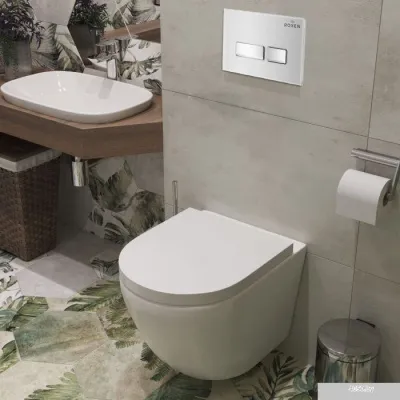 Roxen Antares One Rimless 6 в 1 StounFix Slim 634261 (белое стекло)