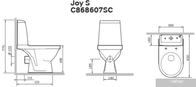 Унитаз AM.PM Origin Evo 2 788607SC