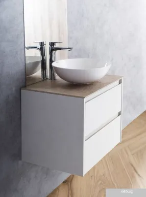 BelBagno Тумба под умывальник Kraft-600-2C-SO-BO (bianco opaco)
