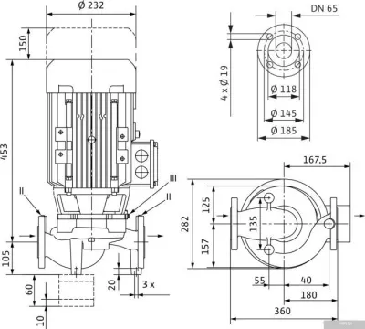 Насос Wilo VeroLine-IPL 80/110-4/2