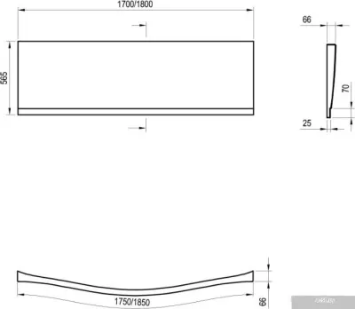 Экран под ванну Ravak A Magnolia 170 CZ51000A00