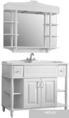 Belux Тумба под умывальник Флоренция Н 105-02 (белый)