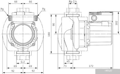 Насос Wilo TOP-S 30/10 (1~230 V, PN 10)