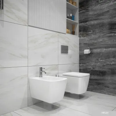 Унитаз Lavinia Boho Relfix Aveo Rimless 6 в 1 77040126 (хром пластик)