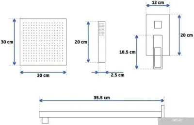 Rea Soho REA-P6950 (черный/золотой)