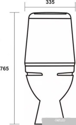 Sanita Идеал WC.CC/Ideal/2-DM/WHT.G/S1