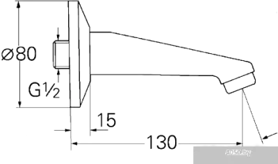 Излив Grohe Basin Spout 13537000