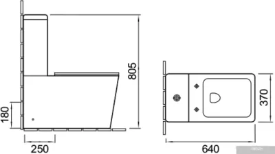 Унитаз Vincea Q-Line VT2-12 (белый)