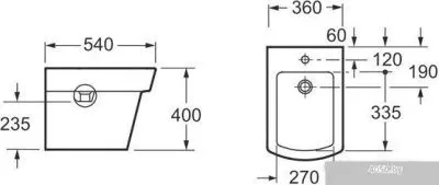 Биде BelBagno Mattino [BB1060B]