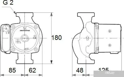 Насос Grundfos UPS 32-80 180