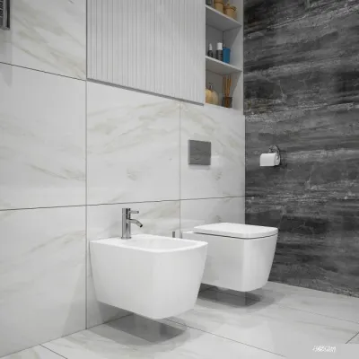 Унитаз Lavinia Boho Relfix Aveo Rimless 7 в 1 87040126 (хром пластик)