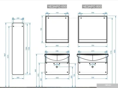 Belux Тумба под умывальник Чезаро НП 80-01 (182 белый матовый/акация лэйкленд светлая, принт котики)