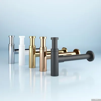 Wellsee Drainage System 182122002 (сифон, донный клапан, розовое золото)