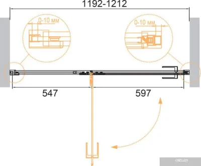 Cezares BELLAGIO-B-12-120-C-NERO