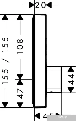 Смеситель Hansgrohe ShowerSelect 15768000