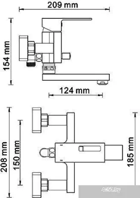 Смеситель Wasserkraft Alme 1501