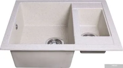 Кухонная мойка GranAlliance G-52 (бежевый, без сифона)