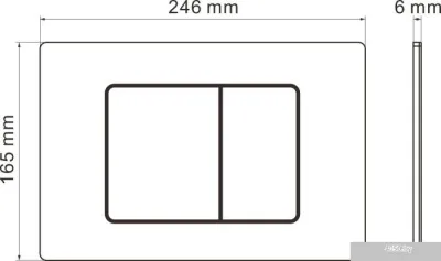 Roxen Cube Bidet One Rimless 6 в 1 StounFix Slim 623444 (оружейная сталь/металл)