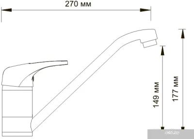 Смеситель Wasserkraft Oder 6307