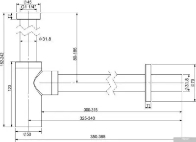 Wellsee Drainage System 182107000 (розовое золото)