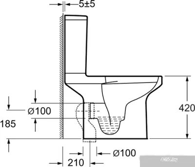 Унитаз Lavinia Boho Grance Hill Rimless 3307002R (бачок, чаша, пневмокрышка)