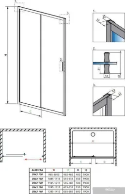 Radaway Alienta DWJ 130 10260130-01-01