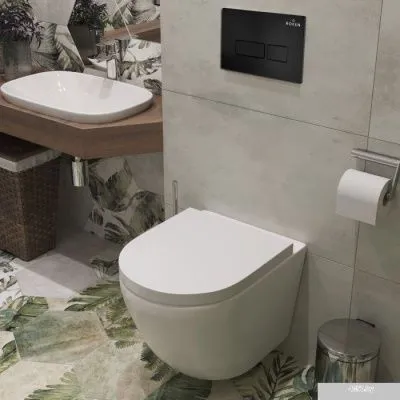 Roxen Antares One Rimless 6 в 1 StounFix Slim 579124 (кнопка: черный матовый)