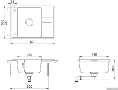 Кухонная мойка TEKA Estela 50 S-TQ (оникс)