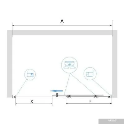 RGW PA-14 41081412-11 120 (хром/прозрачное стекло)