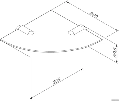 AM.PM Полка Joy A8434900